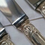 12 soh silver plated table knives