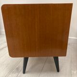 Pair of 1960s bedside tables compass feet