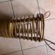 Umbrella door with bamboo handles and vintage rattan 60s