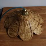 Rattan flower suspension