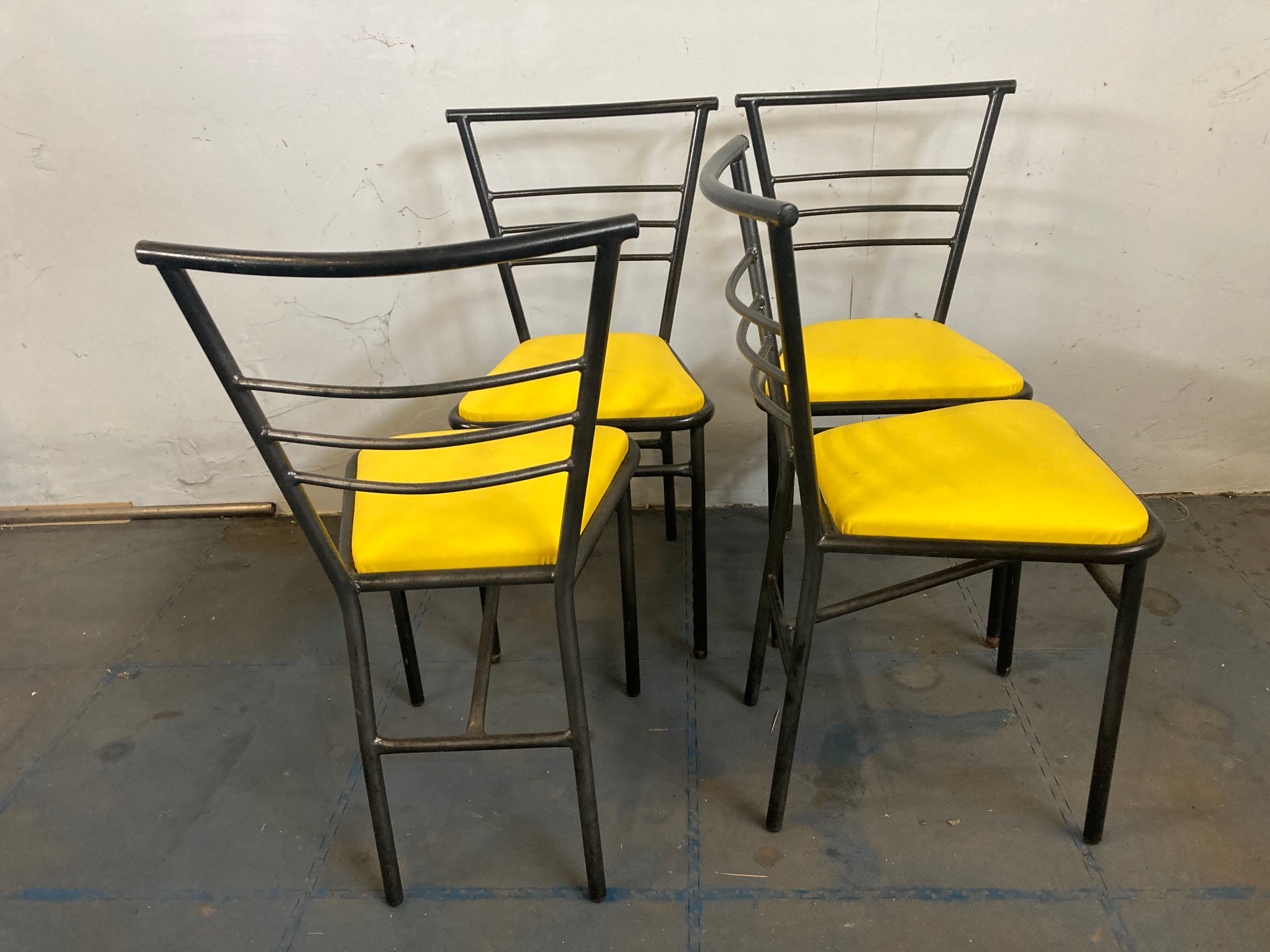 Vintage set of 4 designer chairs