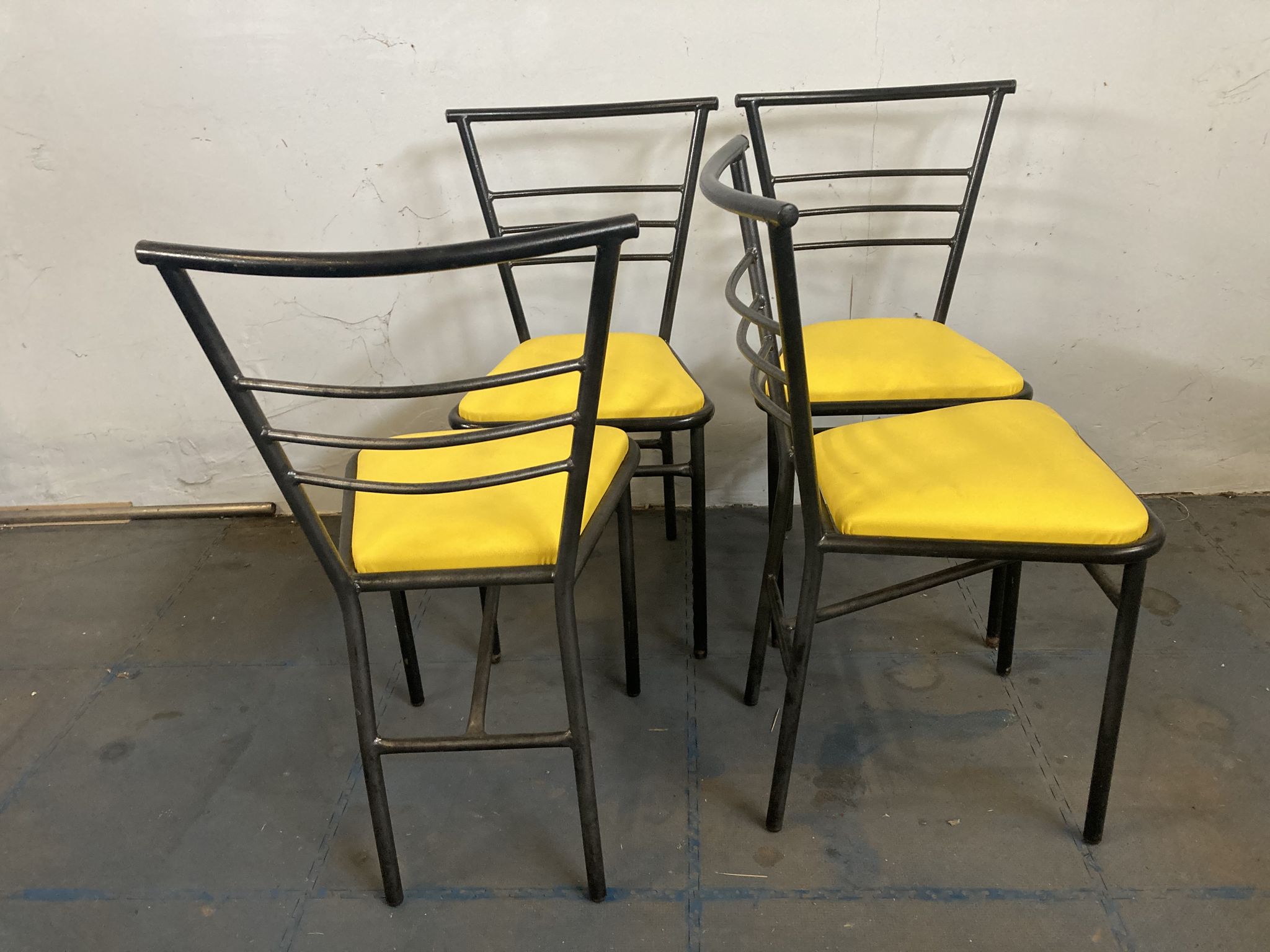 Vintage set of 4 designer chairs