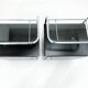 Pair of Art Deco Tubular Bedside Tables, Czechoslovakia