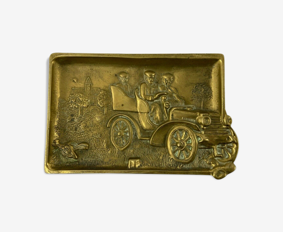 Old Car Decor Bronze Ashtray 1900 Selency Old Car Decor Bronze Ashtray 1900 Selency