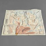 Old double-sided school map, Rossignol edition