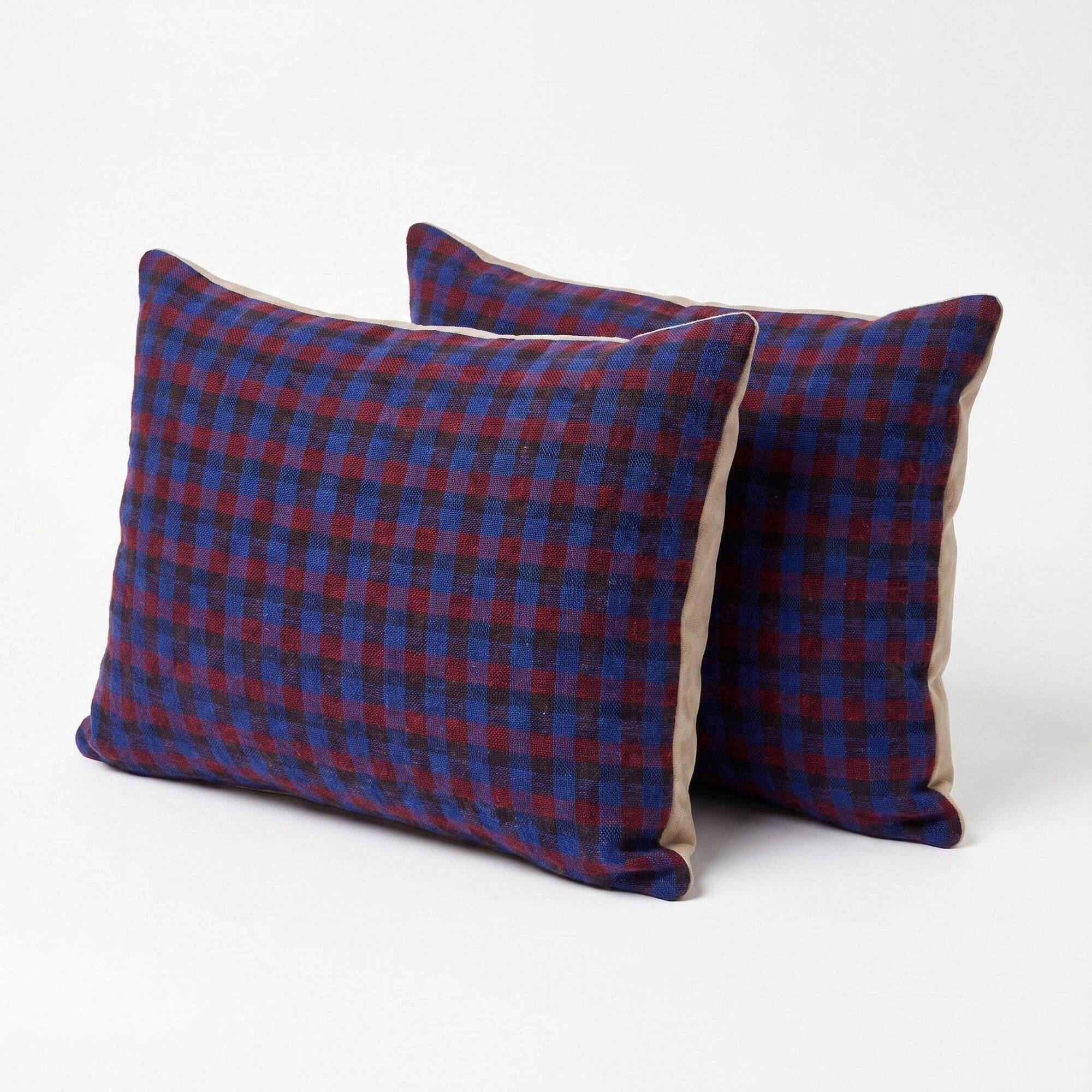 Set of 2 vintage kilim cushion covers 41x61 cm