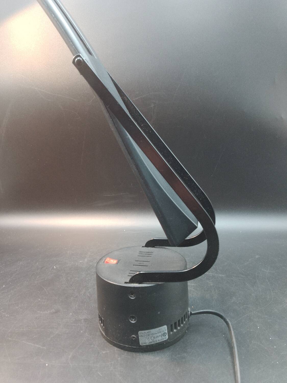 Vintage stilplast imq halogen pendulum desk lamp design italy memphis