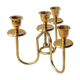 Chandelier 4 brass branch 80's