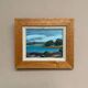 Original Swedish Oil on Panel “Coastal Landscape” by Göran Brunius – Signed