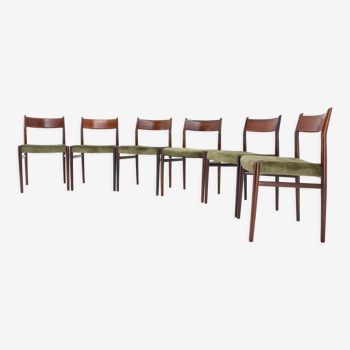 1960s Arne Vodder Model 418 Set of 6 Dining Chairs, Denmark