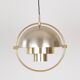Danish vintage suspension Multi Lite by Louis Weisdorf, Lyfa, 1972