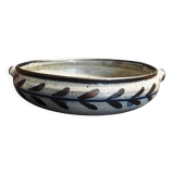 Flat ceramic stoneware signature to identify 20th century