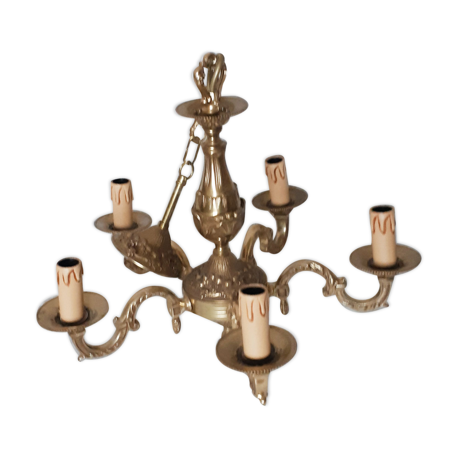 Antique bronze chandelier
