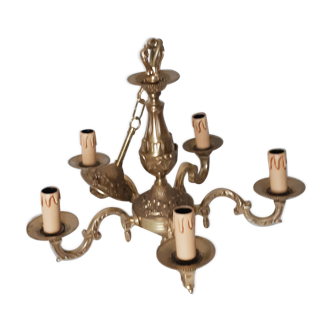 Antique bronze chandelier