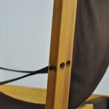 Vintage safari easy chair by john de haard / 1960s  gebroeders jonkers