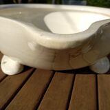 Cabin sink original liner, cracked faience