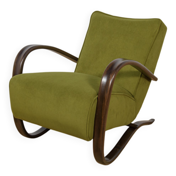 Fauteuil H-269 par Jindřich Halabala pour Up Závody, années 1930.