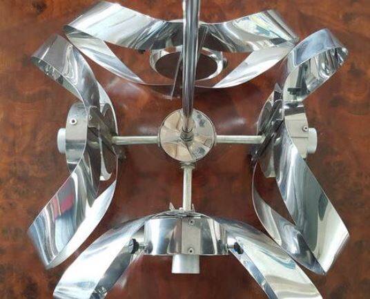 Mazzega Murano Space Age Chandelier 70s