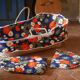 Couffin bébé en osier avec matelas (vintage)
