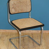 Cesca B32 black chair by Marcel Breuer