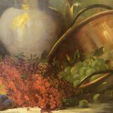 Oil on canvas, fruit jams