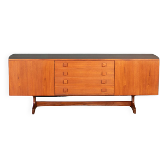 Vintage Teak Vanson Sideboard, British 1970s By Peter Haywood