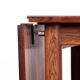 Danish extendable desk, Rosewood and Brass, model OS 51, Arne Vodder.