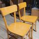 Pair of old bistro chairs, 1950s