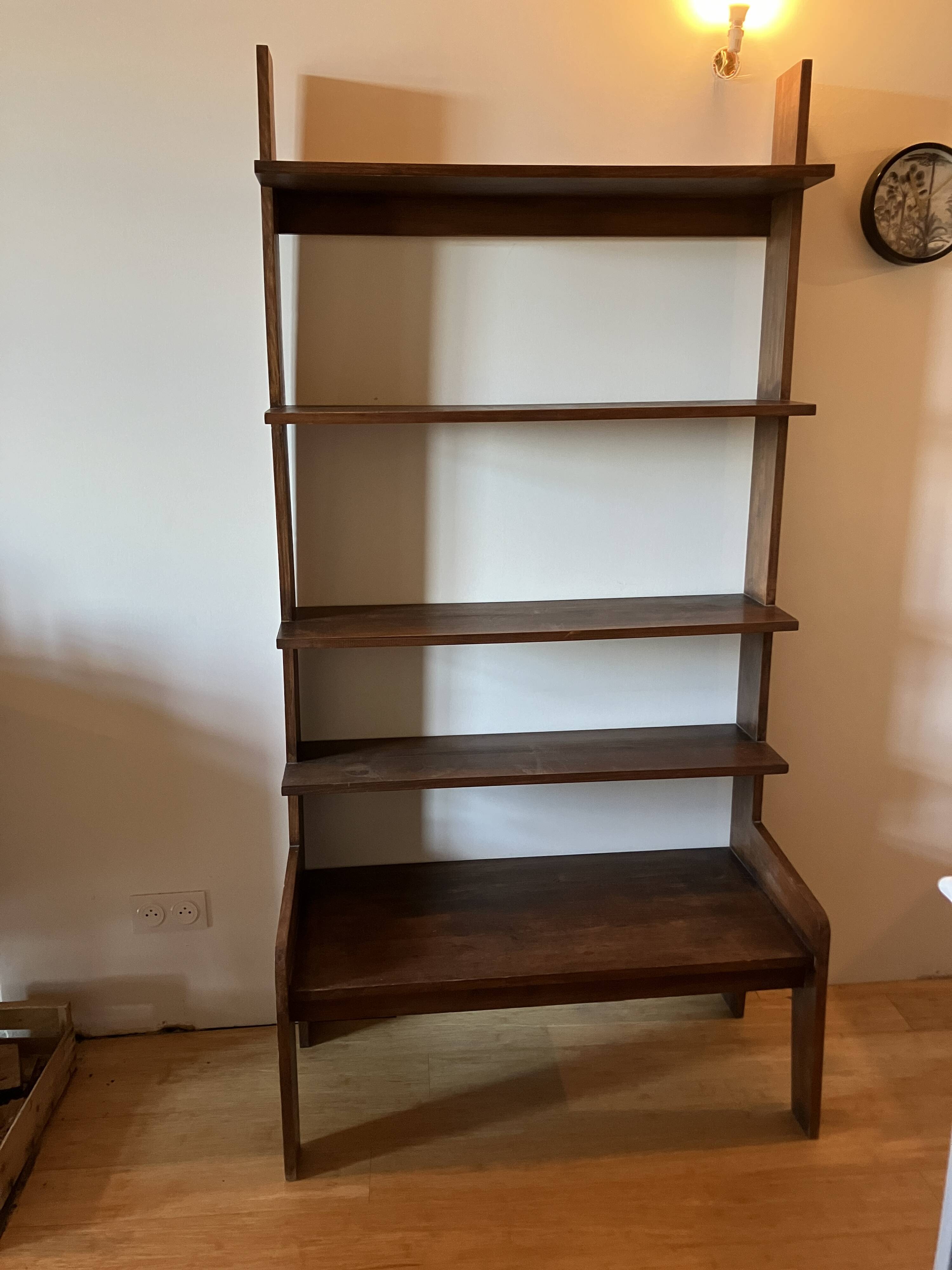 Art Deco shelf in the style of René-Jean Caillette