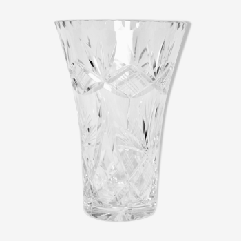 Vase en cristal tailé