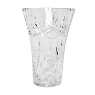 Detailed crystal vase