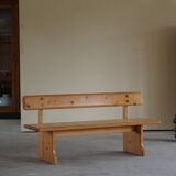 Mid century Swedish pine bench, made by Carl Malmsten for Karl Andersson & Söner, 1960s