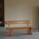 Banc de pin suédois du milieu du siècle, fabriqué par Carl Malmsten pour Karl Andersson &Söner, années 1960
