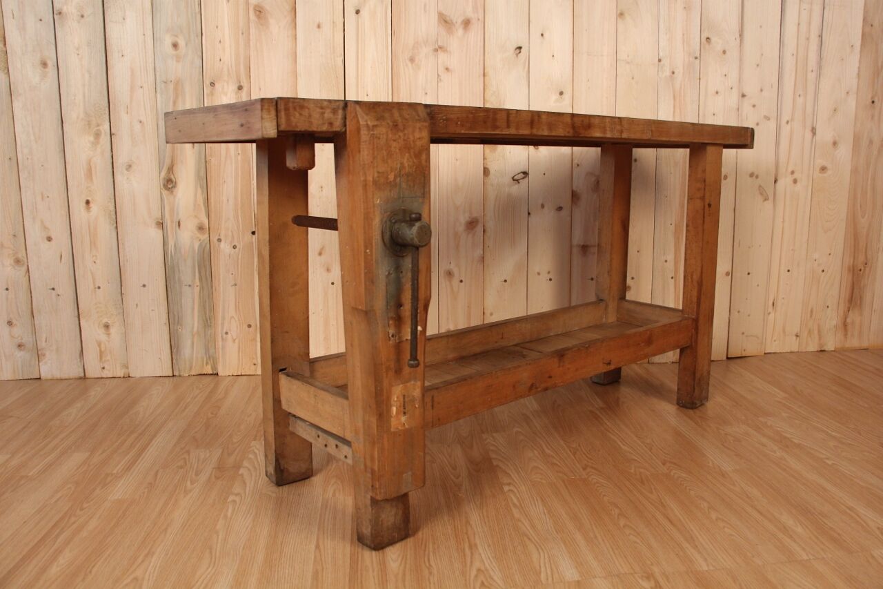 Former beech industrial workbench