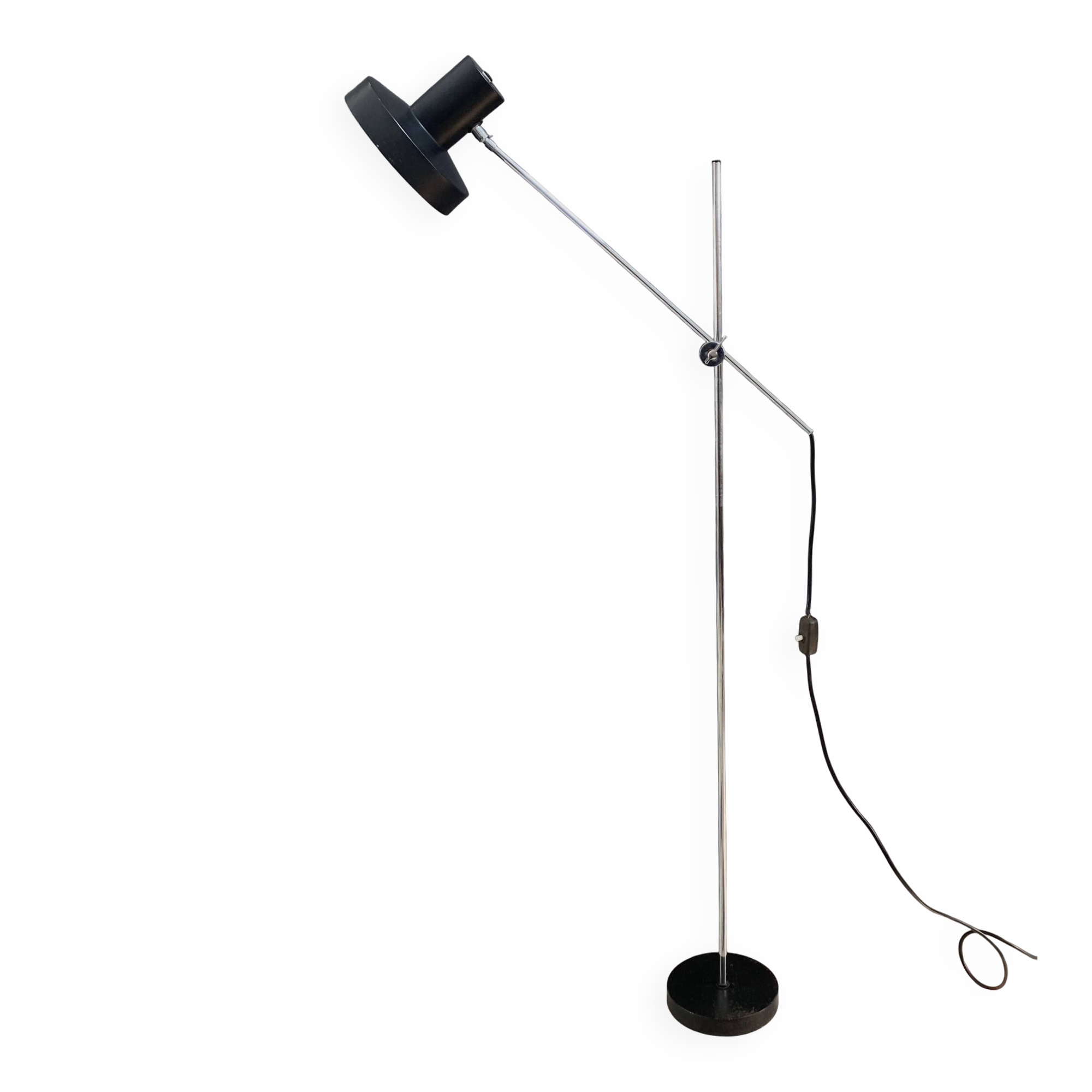Lampadaire en métal par J. Hoogervorst pour Anvia Pays-Bas