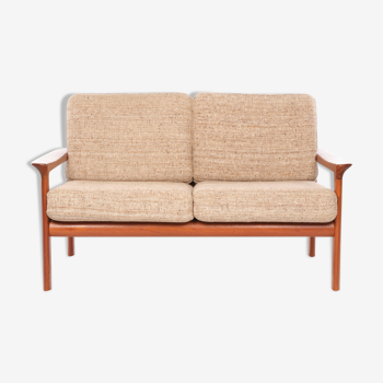 2 seater sofa, Sven Ellekaer by Komfort, vintage teak