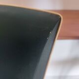 paire de chaises, fauteuils bridges vert foncé