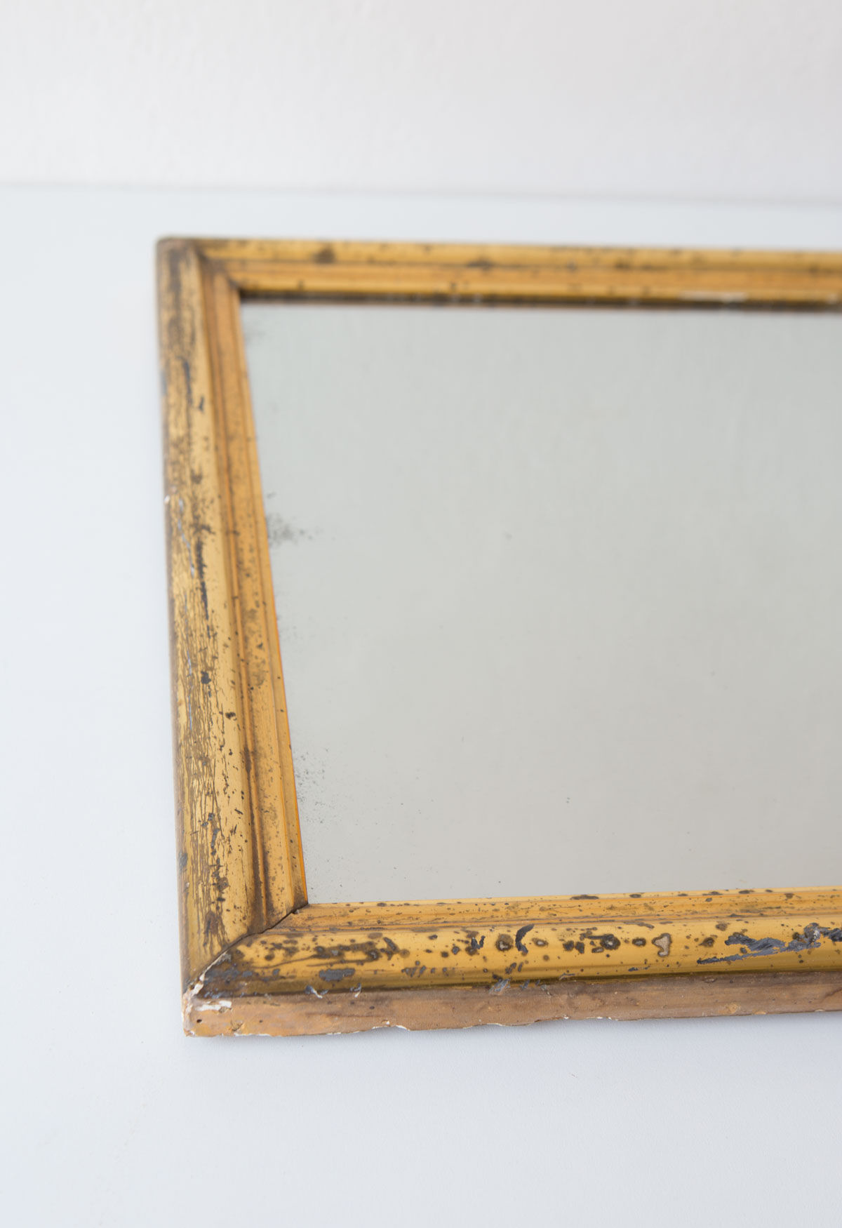 Old golden mirror 19th