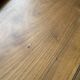 Solid walnut farmhouse castle table 1900 XXL