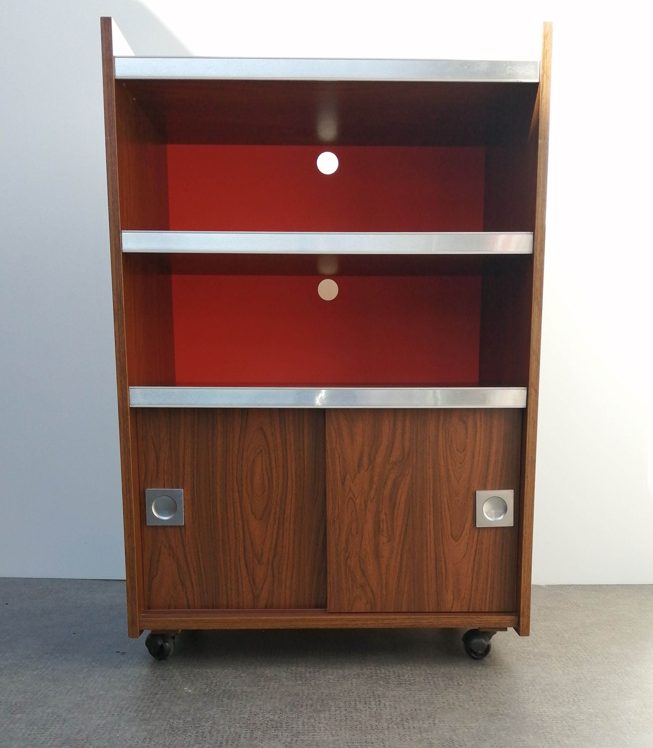 Furniture on wheels hi-fi year 1970 Berlioz vintage