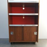 Furniture on wheels hi-fi year 1970 Berlioz vintage