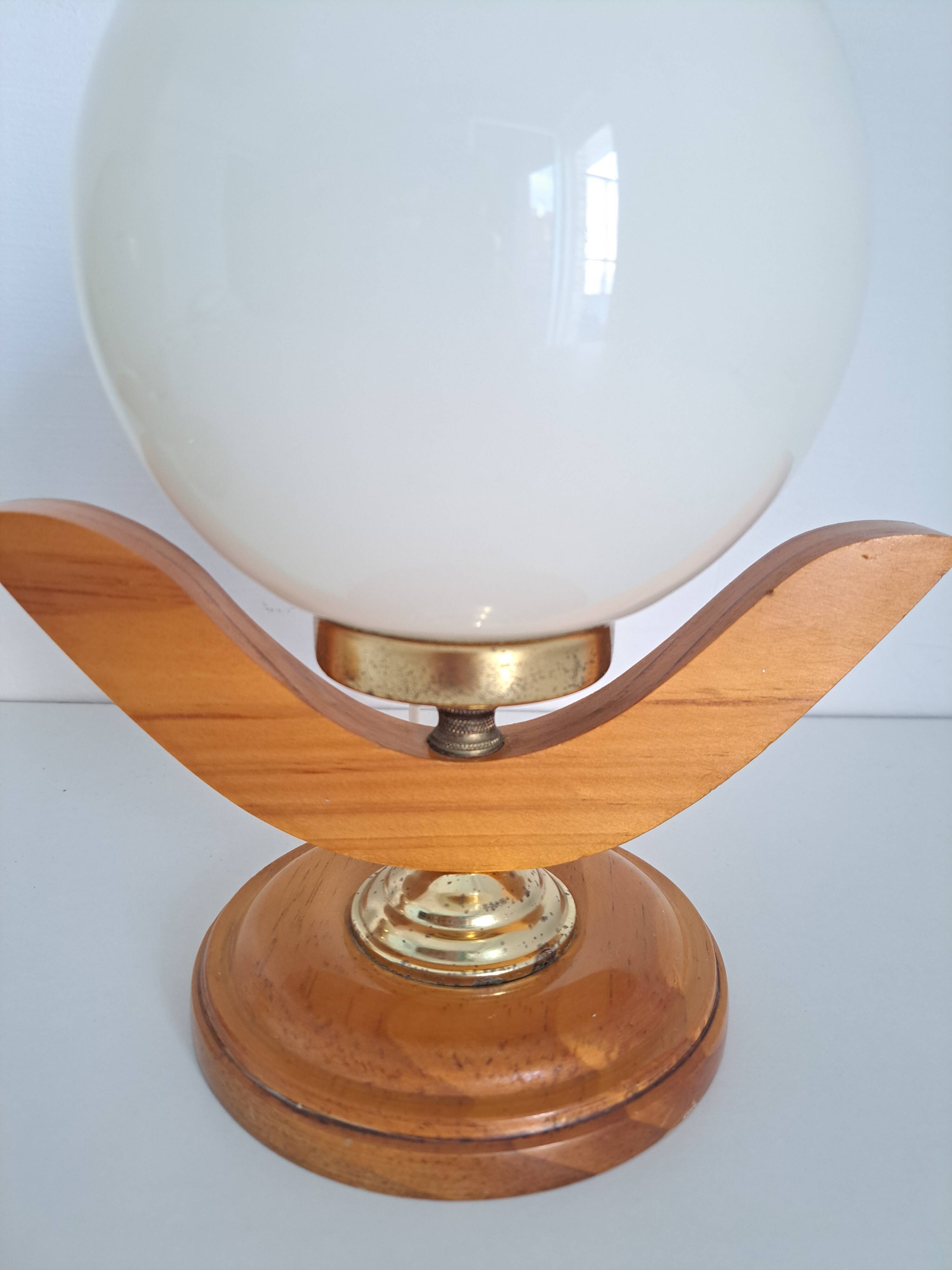 Pair of vintage bedside lamps