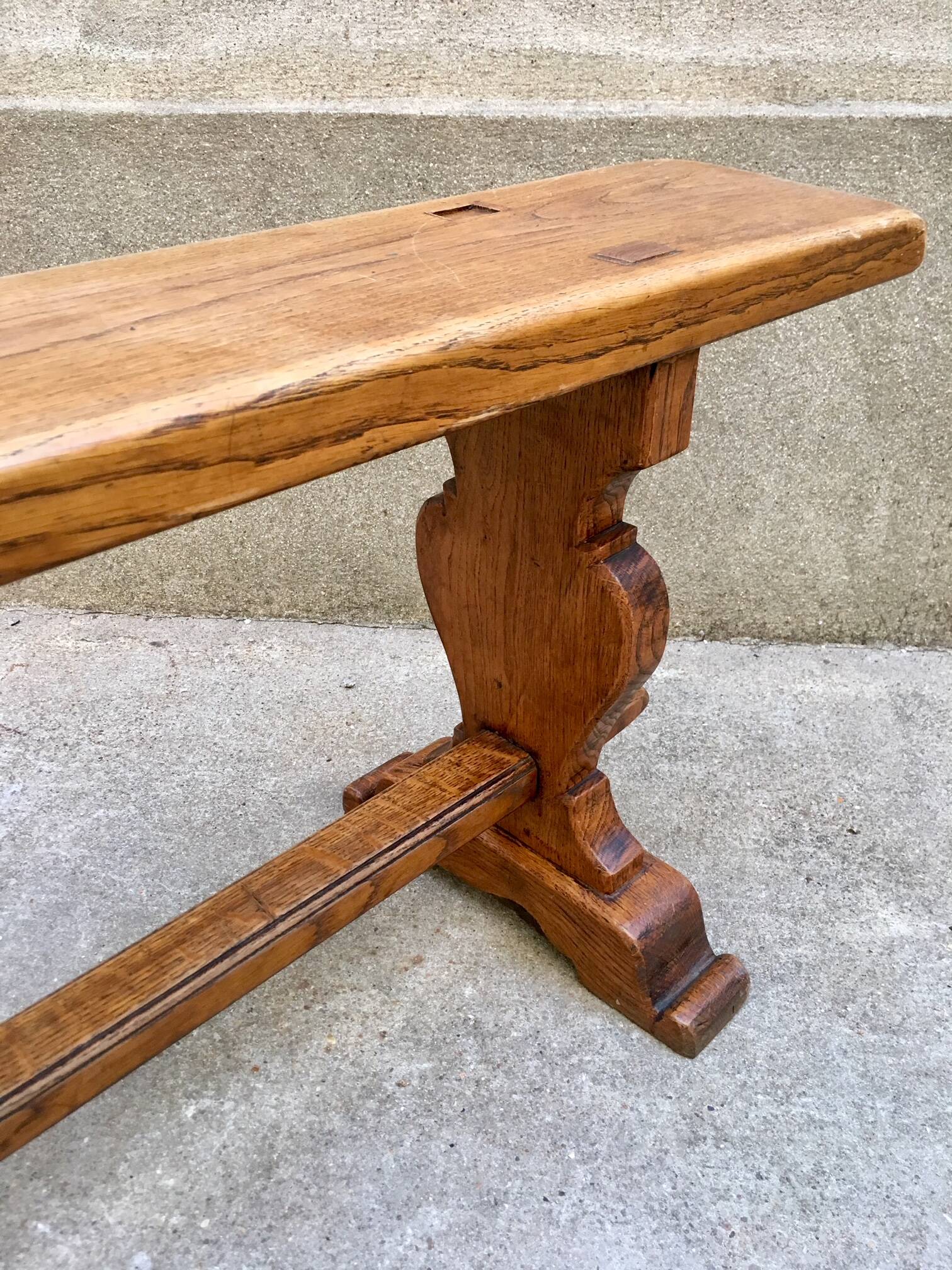 Banc de ferme bois massif