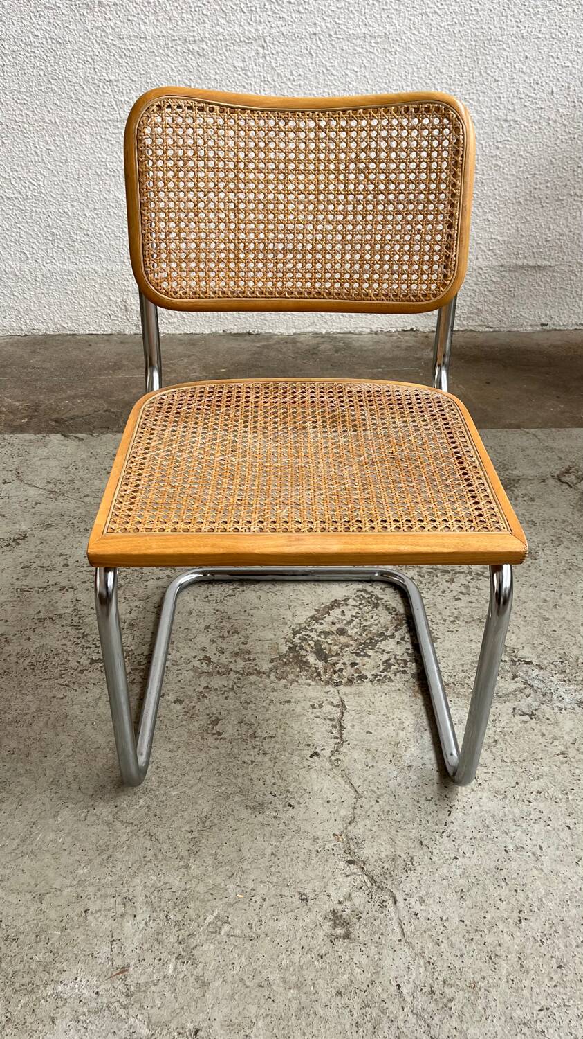 4 Cesca B32 Marcel Breuer chairs