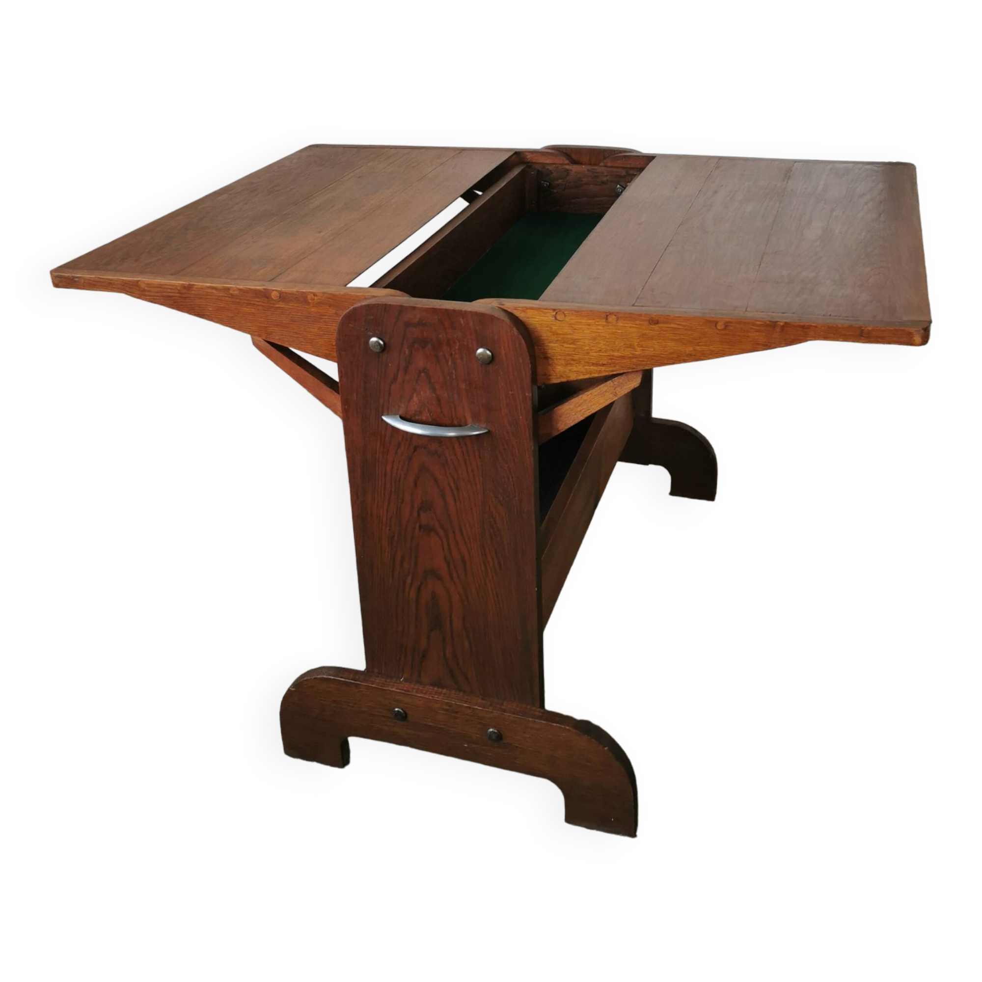 Double retractable desk 1950, Raclem