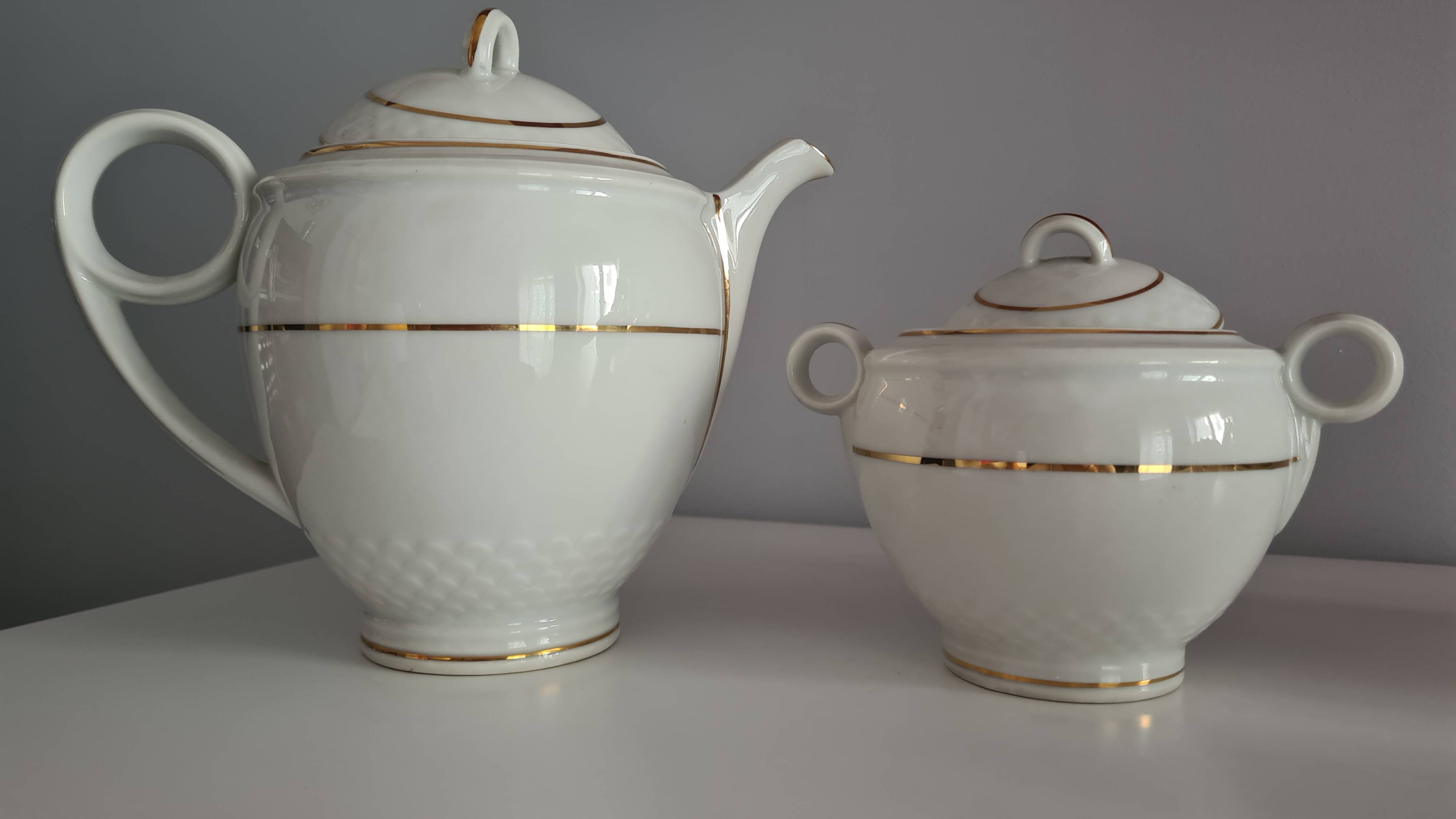 1950s Limoges porcelain coffee service