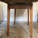 Kitchen table 1960's with extensions, formica and base wood compass
