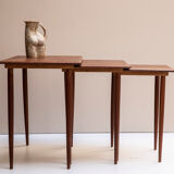 Suite of vintage nesting tables