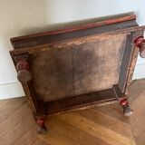Coffee table, end of sofa