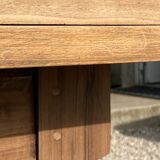Extendable stripped farmhouse table 300 cm